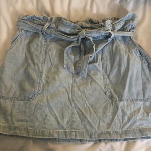 American eagle high waist paper bag skirt